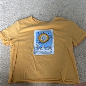 pick your poison tarot card cropped t-shirt